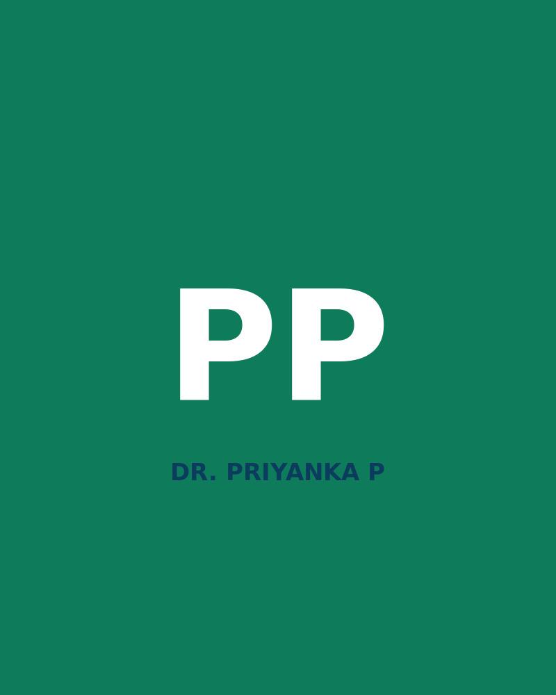 Dr. Priyanka P — Consultant Physician & Infectious Disease Specialist